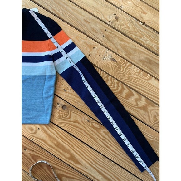NWT P.E Nation High Dive Long Sleeve Knit Top Large Women’s Colorblocked $160 - Picture 9 of 9